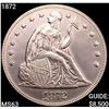 Image 1 : 1872 Seated Liberty Dollar CHOICE BU