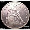 Image 1 : 1870 Seated Liberty Dollar GEM PROOF
