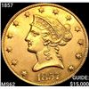 Image 1 : 1857 $10 Gold Eagle UNCIRCULATED