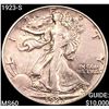 Image 1 : 1923-S Walking Liberty Half Dollar UNCIRCULATED