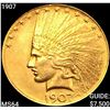 Image 1 : 1907 $10 Gold Eagle CHOICE BU