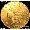 Image 1 : 1893-CC $20 Gold Double Eagle CHOICE BU