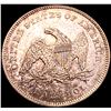 Image 2 : 1839 NO DRAPERY Seated Liberty Half Dollar CHOICE AU