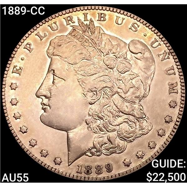 1889-CC Morgan Silver Dollar HIGH GRADE