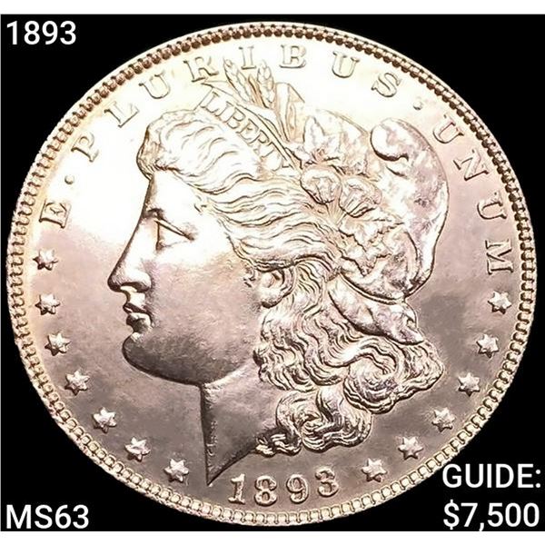 1893 Morgan Silver Dollar CHOICE BU