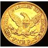 Image 2 : 1853-D Large D $5 Gold Half Eagle UNCIRCULATED