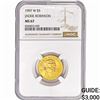 Image 1 : 1997-W 0.2419oz Gold $5 Jackie Robinson NGC MS67