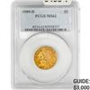 Image 1 : 1909-D $5 Gold Half Eagle PCGS MS62