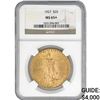 Image 1 : 1927 $20 Gold Double Eagle NGC MS65+