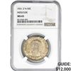 Image 1 : 1921 Missouri Half Dollar NGC MS65 2X4