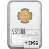 Image 2 : 1893-CC $5 Gold Half Eagle NGC MS60