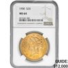 Image 1 : 1900 $20 Gold Double Eagle NGC MS64