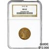 Image 1 : 1913 $5 Gold Half Eagle NGC MS62