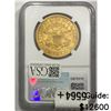 Image 2 : 1850 $20 Gold Double Eagle NGC AU53