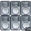 Image 1 : [6]2021 Silver Morgan/Peace Dollar Set NGC MS70