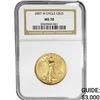 Image 1 : 2007-W $25 American Gold Eagle 1/2 OZ NGC MS70