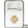 Image 1 : 1853 $2.50 Gold Quarter Eagle NGC AU55