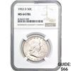 Image 1 : 1953-D 50C NGC MS64 FBL