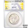 Image 1 : 1947-D 50C ANACS MS64