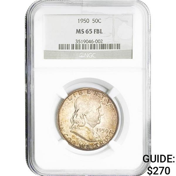 1950 50C NGC MS65 FBL