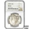 Image 1 : 1878-S $1 NGC MS63
