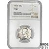 Image 1 : 1952 25C NGC PF67