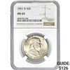 Image 1 : 1961-D 50C NGC MS65
