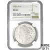 Image 1 : 1921-D $1 NGC MS62