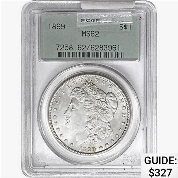1899 Morgan Silver Dollar PCGS MS62