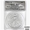 2014-S Silver Eagle ANACS MS70