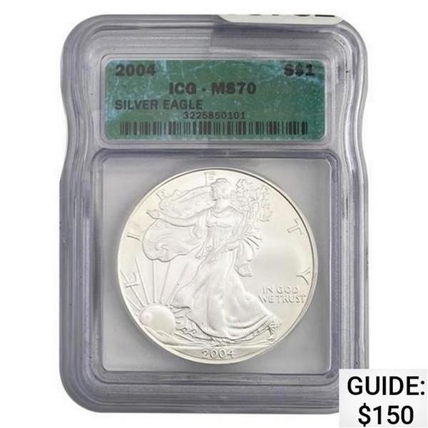 2004 Silver Eagle ICG MS70
