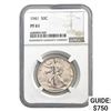 Image 1 : 1941 Walking Liberty Half Dollar NGC PF61