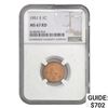 Image 1 : 1951-S Wheat Cent NGC MS67 RD
