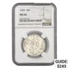 Image 1 : 1943 Walking Liberty Half Dollar NGC MS64