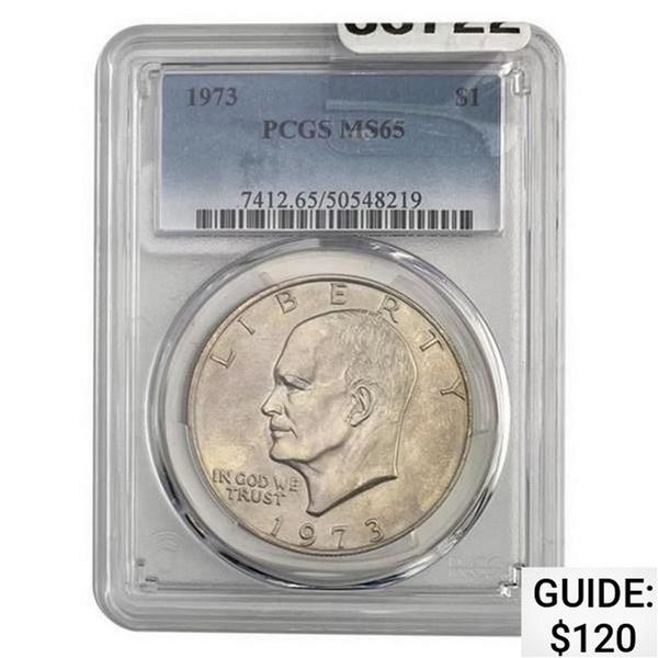 1973 Eisenhower Dollar PCGS MS65