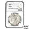 1890 Morgan Silver Dollar NGC MS63