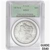 Image 1 : 1878-S Morgan Silver Dollar PCGS MS62