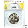 Image 1 : 1947-D 50C ANACS MS64