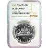 Image 2 : 1963 Canada $1 NGC PL65 CAMEO