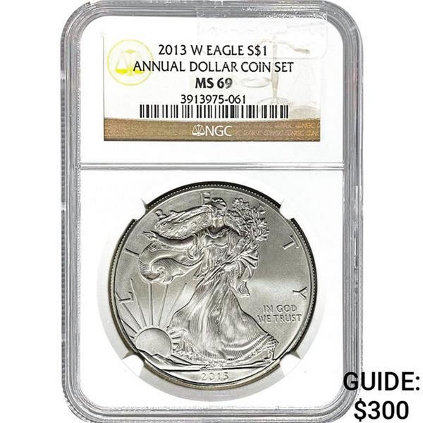 2013-W $1 Silver Eagle NGC MS69