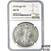 Image 1 : 2018 American Silver Eagle NGC MS70