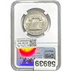 Image 2 : 1958 50C NGC MS64 FBL
