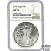 Image 1 : 2018 Eagle S$1 NGC MS70