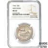 Image 1 : 1936 50C Wisconsin NGC MS65