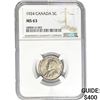 Image 1 : 1924 Canada 5C NGC MS63