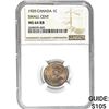 Image 1 : 1920 Canada 1C NGC MS64 RB
