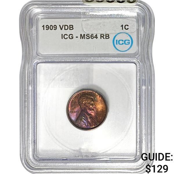 1909 VDB 1C ICG MS64 RB