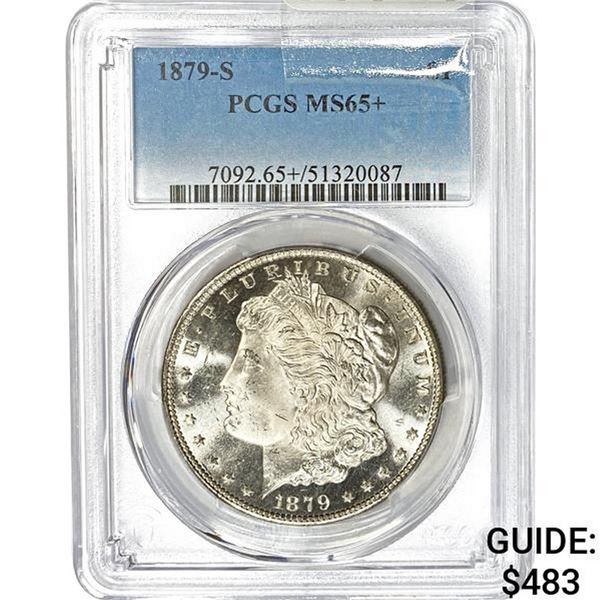 1879-S Morgan Dollar PCGS MS65+