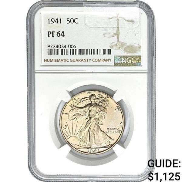 1941 50C NGC PF64