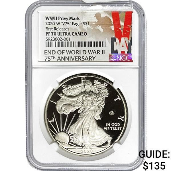 2020-W $1 Silver Eagle NGC PF70 UCAM